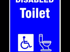 Disabled toilet